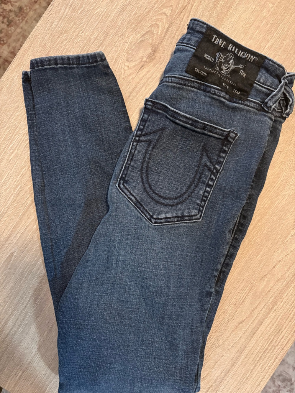 True Religion Women’s Straight Leg Jeans in Indigo